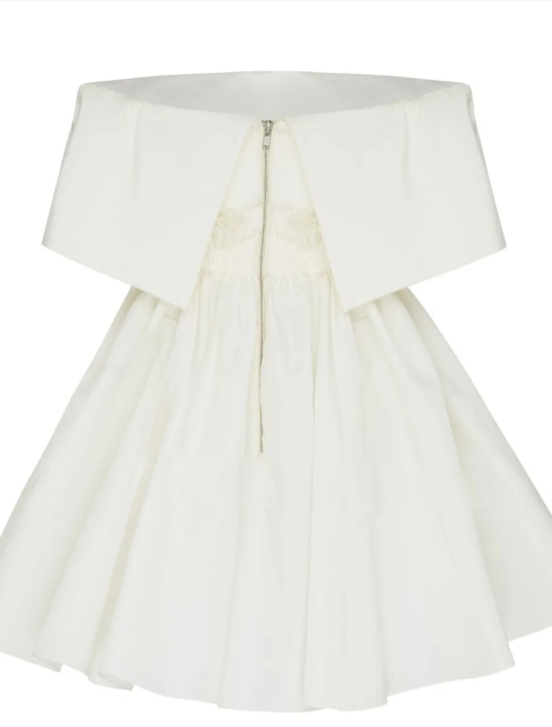 Aimishang  A-Line Hot Minimalist Party Wear Cocktail Party Dress Off Shoulder Sleeveless Short / Mini Satin with Pleats