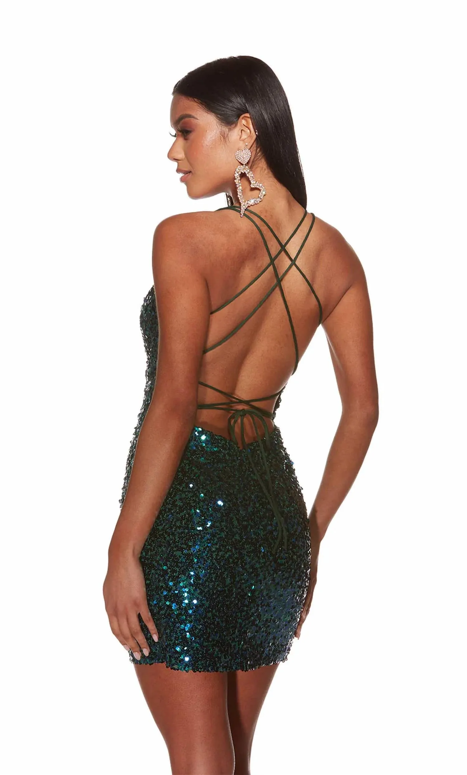 Alyce Paris - Sequin Mesh Prom Dress