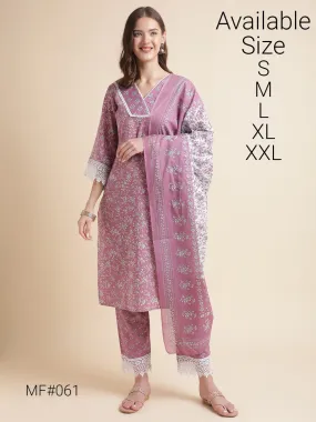 Beautiful Designer Premium Printed Cotton Salwar Suit