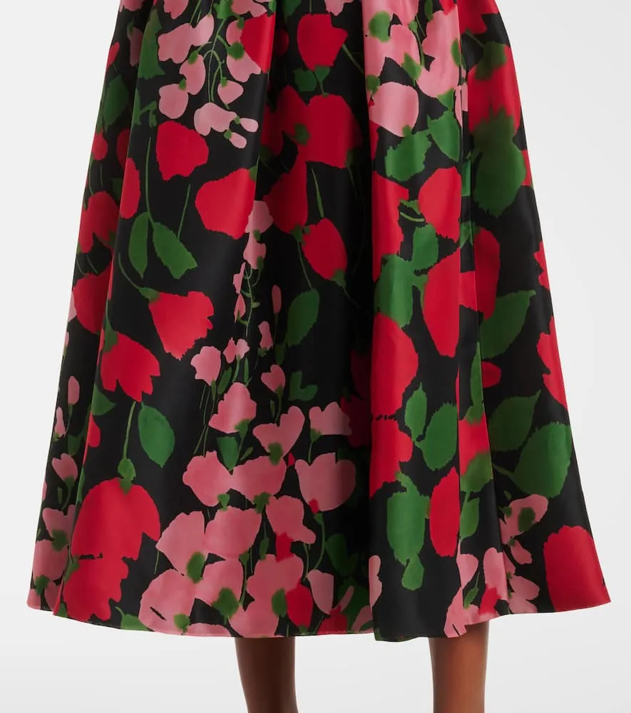 Carolina Herrera Silk midi dress