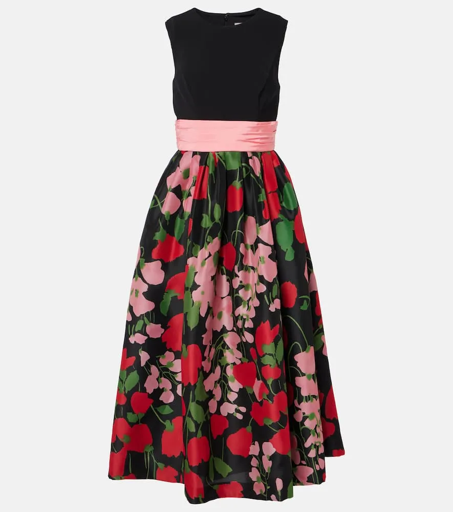 Carolina Herrera Silk midi dress