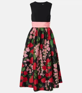 Carolina Herrera Silk midi dress