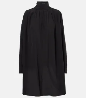 Chloe Gathered silk midi dress