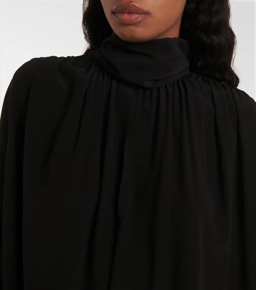 Chloe Gathered silk midi dress