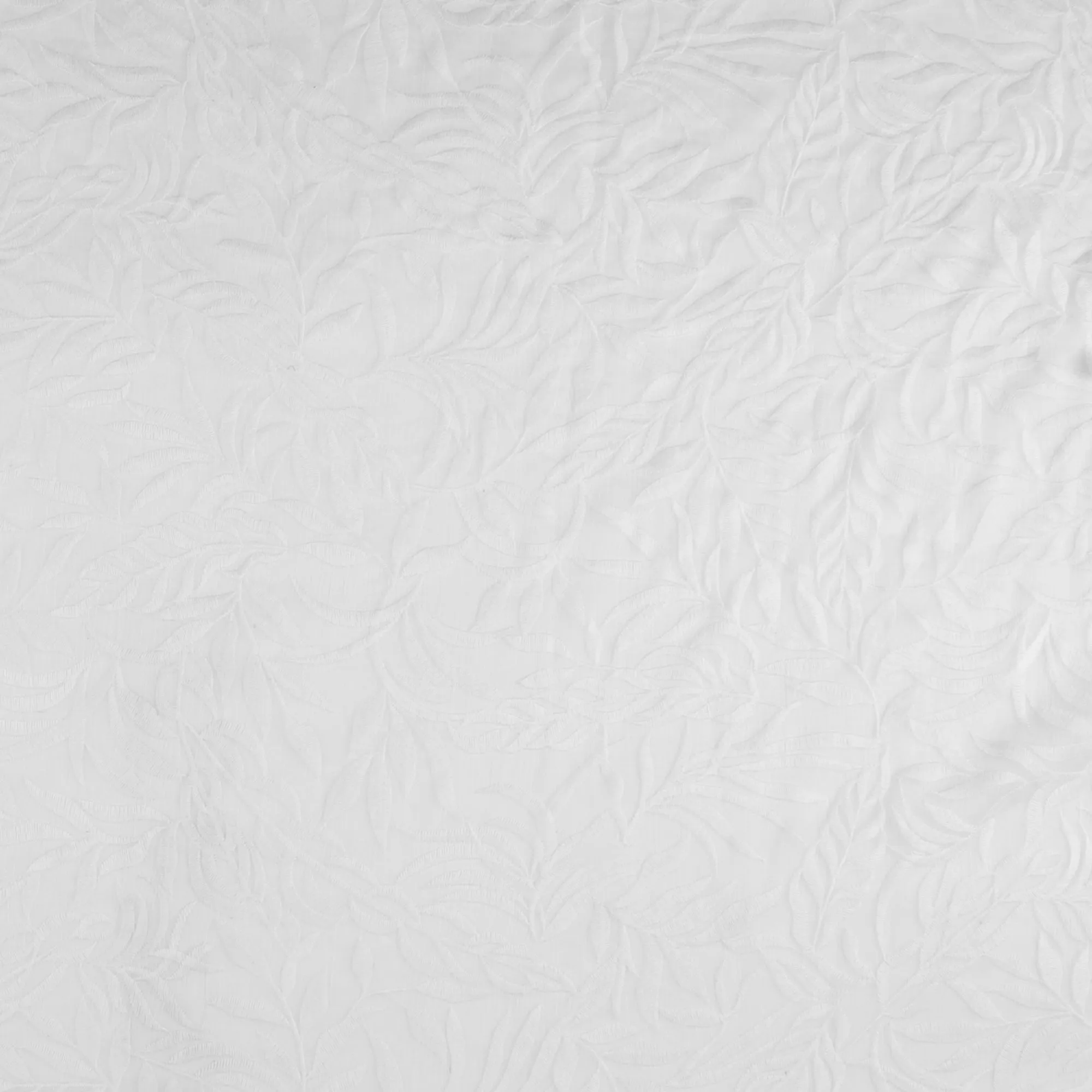 Embroidered Organza - CAROLINE - 005 - White