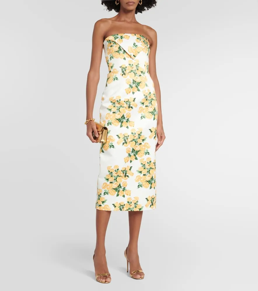 Emilia Wickstead Brigitta floral midi dress