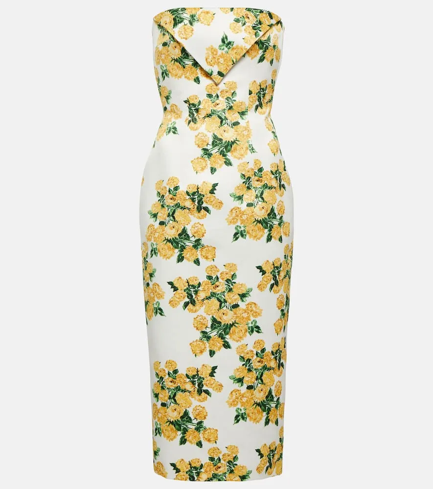 Emilia Wickstead Brigitta floral midi dress