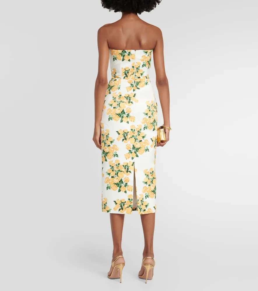 Emilia Wickstead Brigitta floral midi dress
