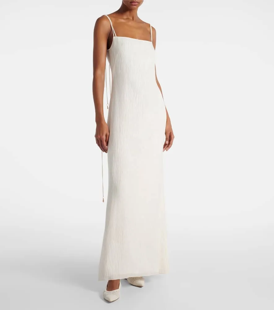 Gabriela Hearst Avebury silk pliss√É¬© slip dress
