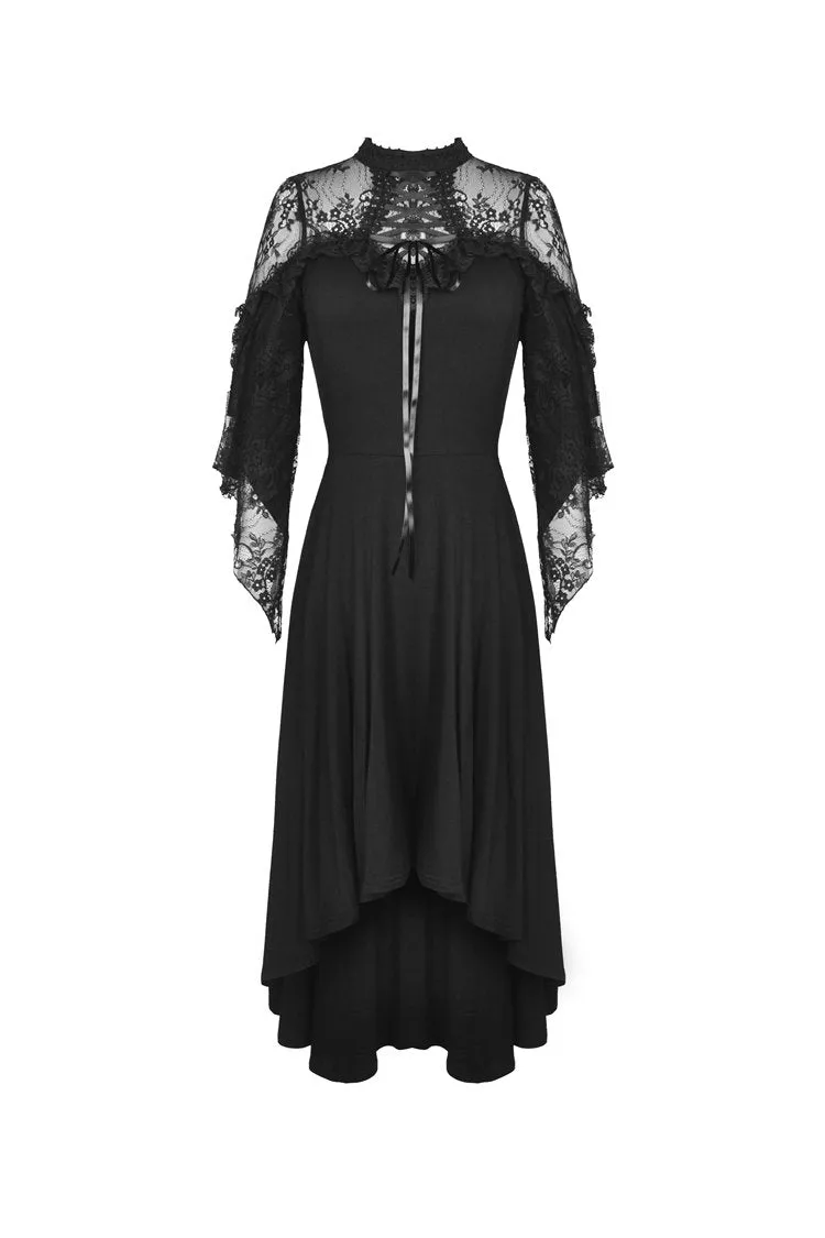 Gothic lace sexy shoulders cocktail dress DW418
