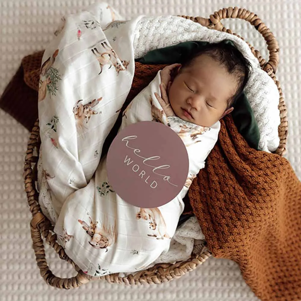 Kanga & Hazelnut Reversible Milestone Cards