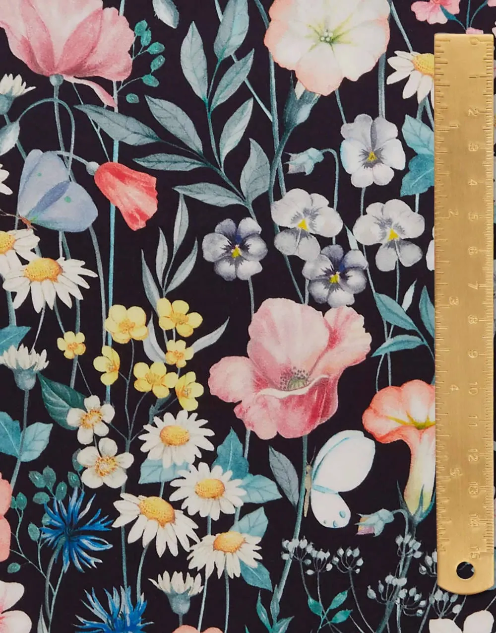 Liberty Fabrics Belgravia Silk Satin, Jude's Floral C