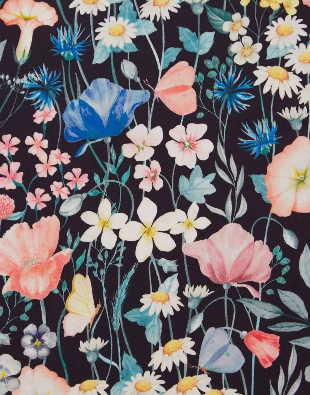 Liberty Fabrics Belgravia Silk Satin, Jude's Floral C