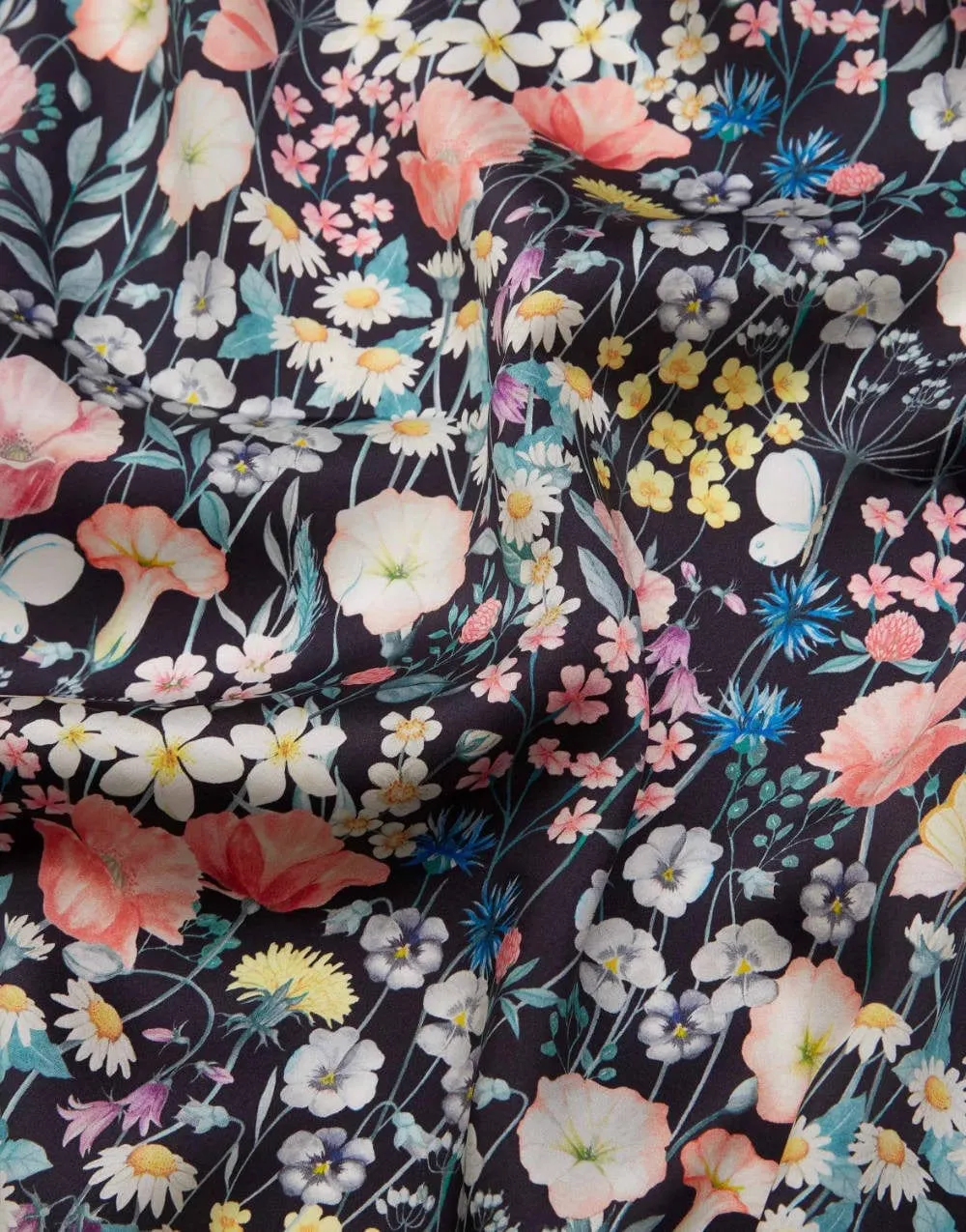 Liberty Fabrics Belgravia Silk Satin, Jude's Floral C