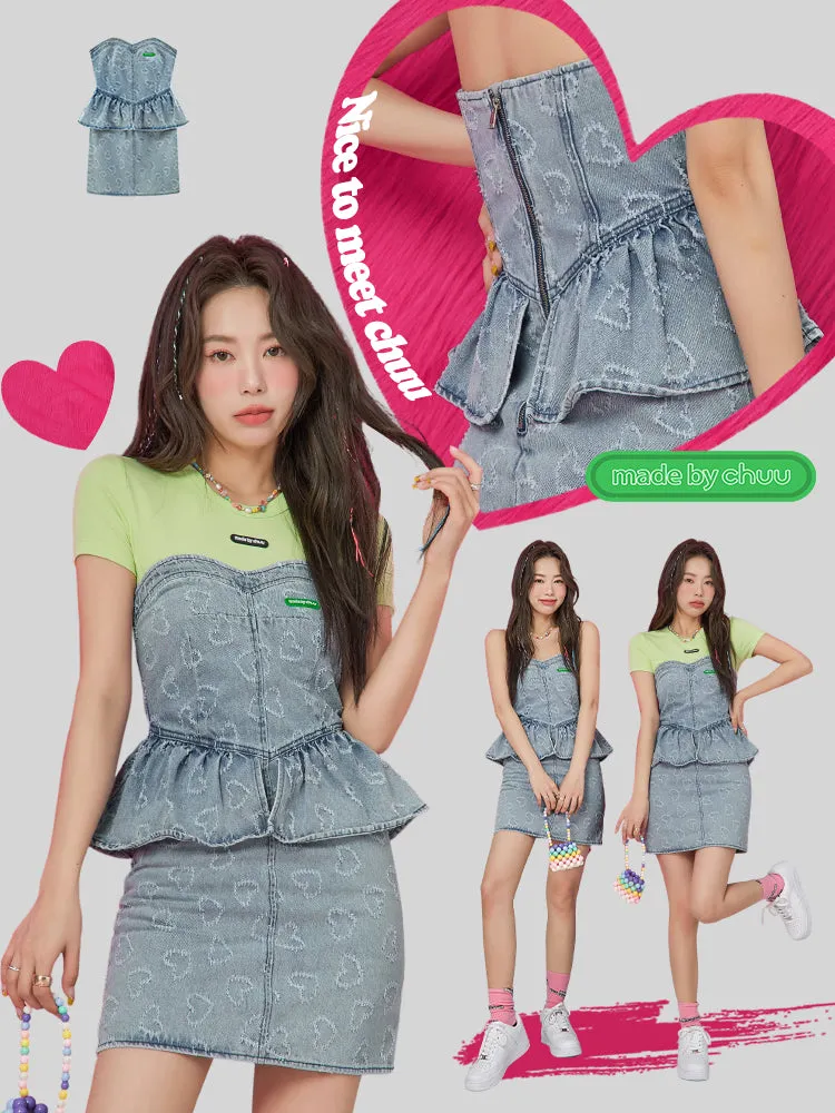 Like A Love Story Denim Dress