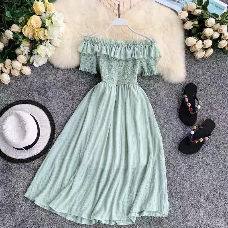 Off Shoulder Florida Dress