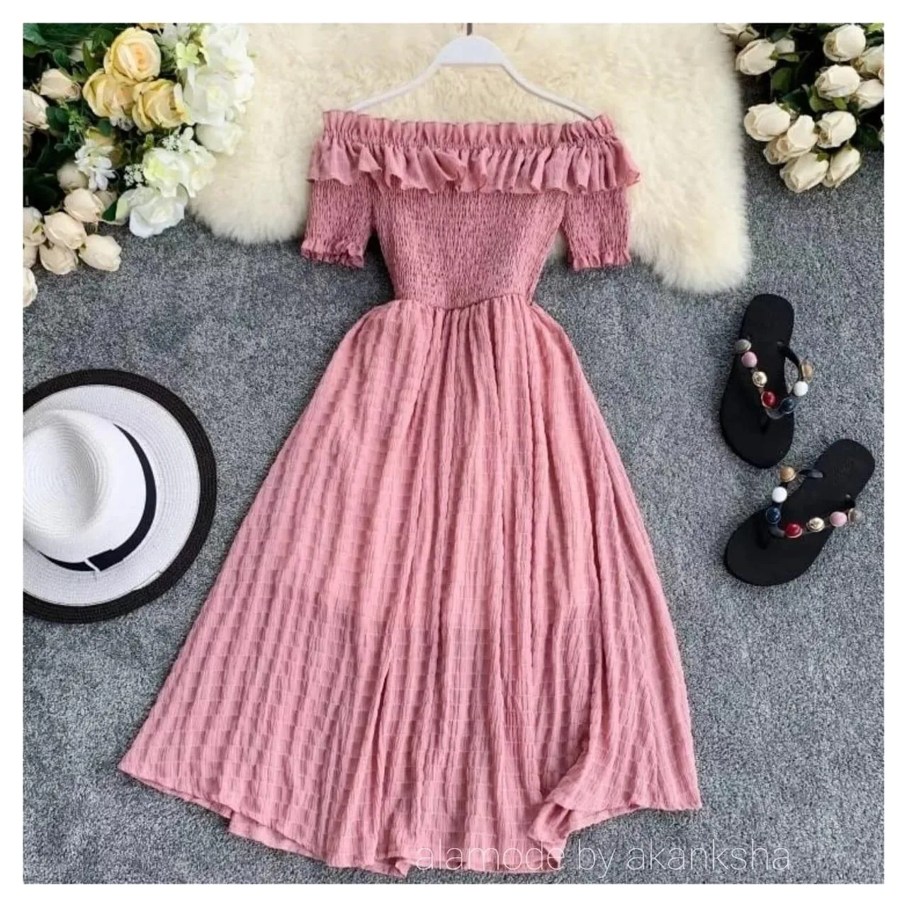 Off Shoulder Florida Dress