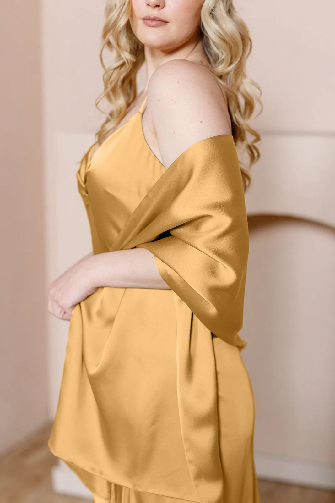 Satin Shawl Wrap | Made To Order