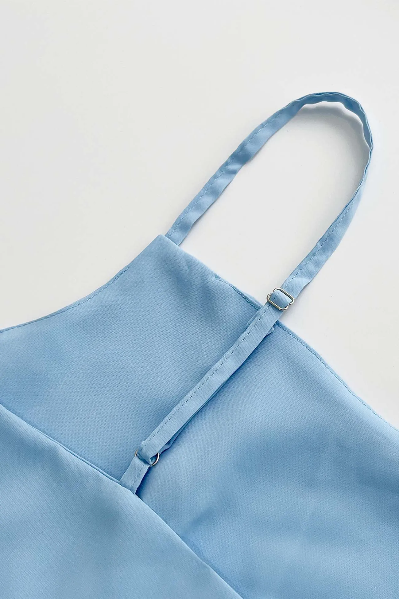 Sleeveless A-line Shirring Hem Midi Dress