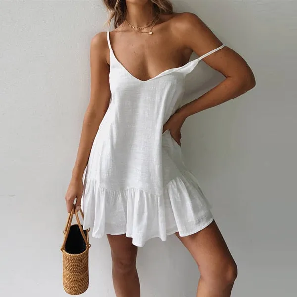 Spaghetti Strap Dresses Off Shoulder