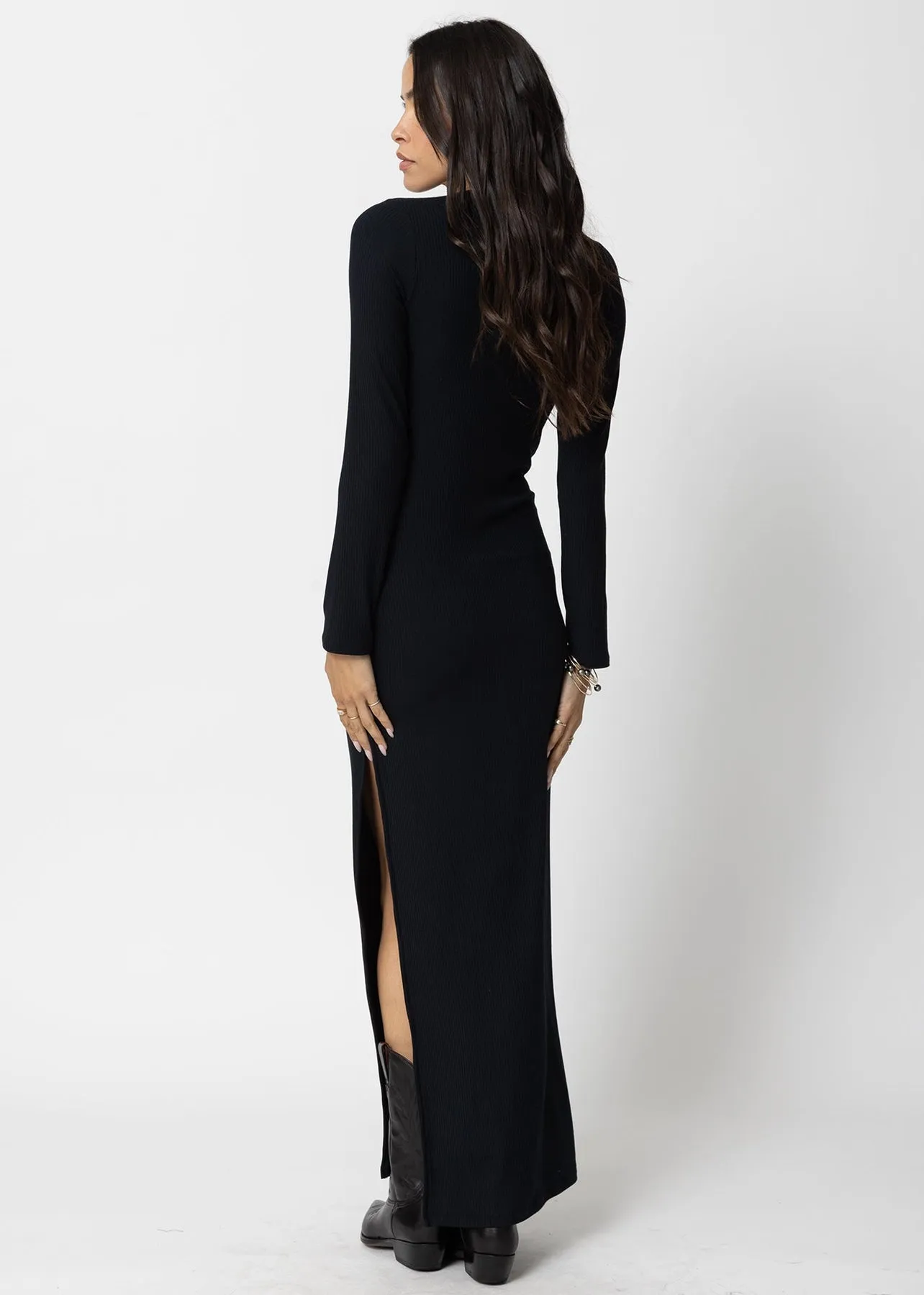 STILLWATER Wide Rib I Promise Maxi Dress