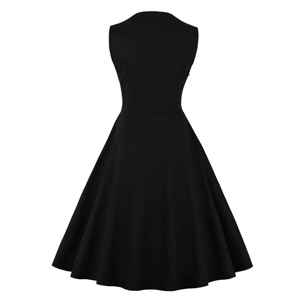 Vintage Plus Sizes Classy Midi Dresses