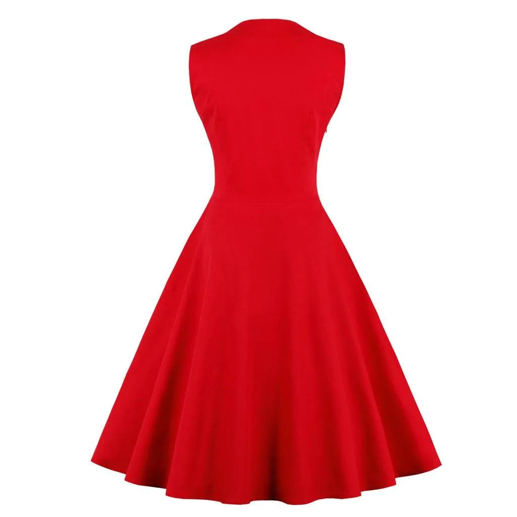 Vintage Plus Sizes Classy Midi Dresses