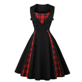Vintage Plus Sizes Classy Midi Dresses