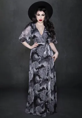 Winona [Grey] | FLORAL DRESS*