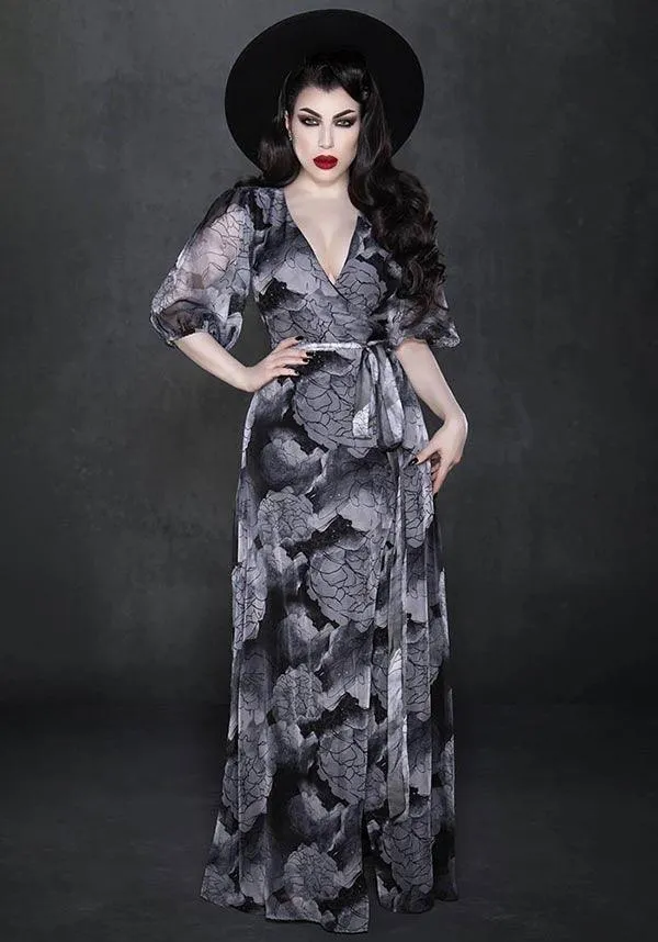 Winona [Grey] | FLORAL DRESS*