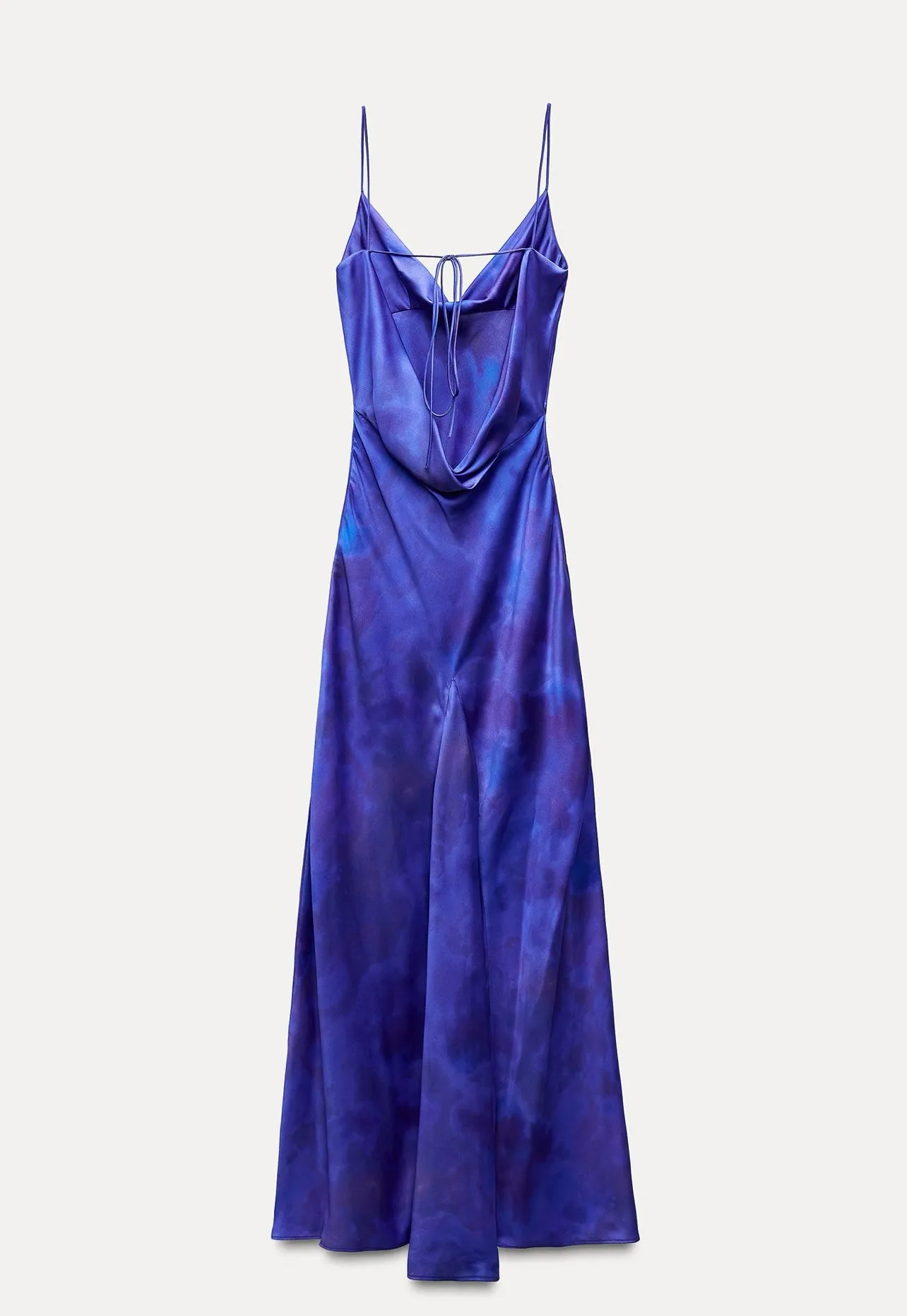 Zara Satin Effect Long Dress